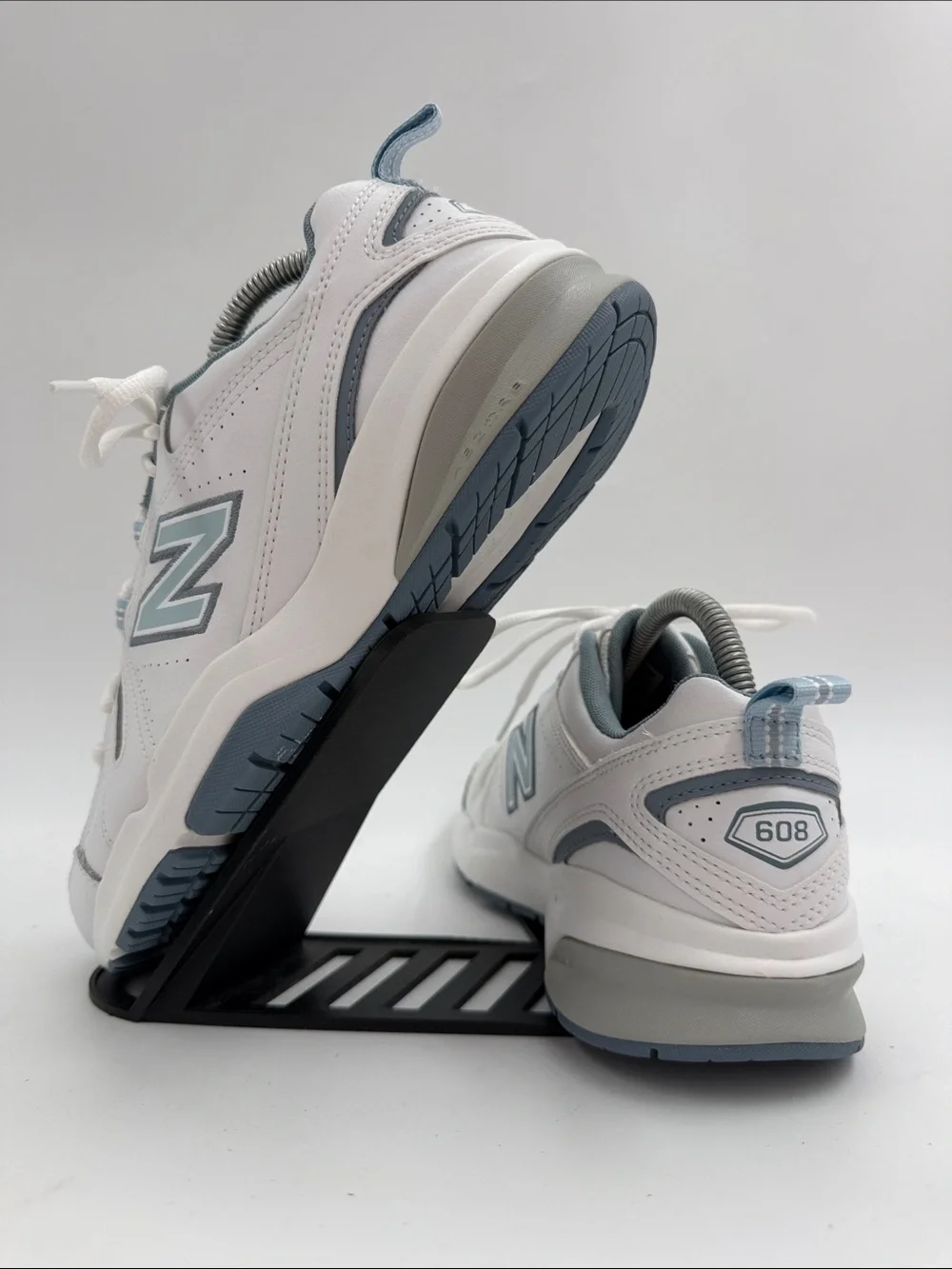 New Balance 608 V5 WX608WB5 White Casual Shoes Sneakers Women's 7.5 D  Mens 6.0D